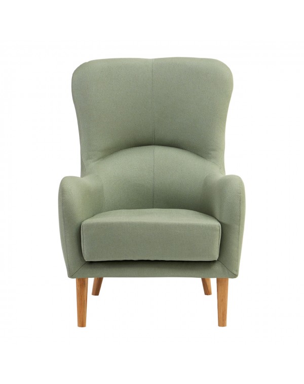 Premier Housewares  Kolding Green Fabric Chair