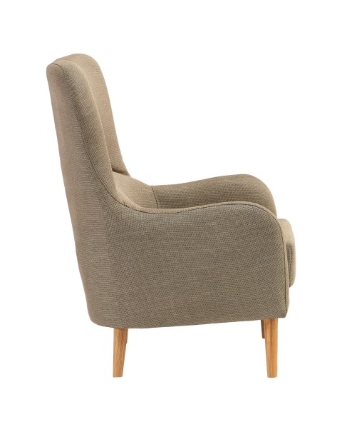 Premier Housewares  Kolding Mink Fabric Chair