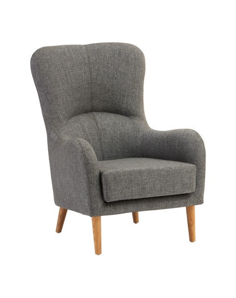 Premier Housewares - Kolding Grey Fabric Chair