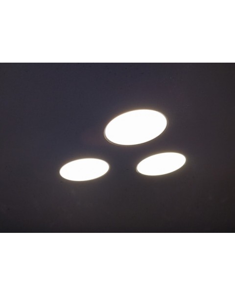 Atelier Sedap - Mini Triqal 3 Spots in Triangle - Plaster Downlights