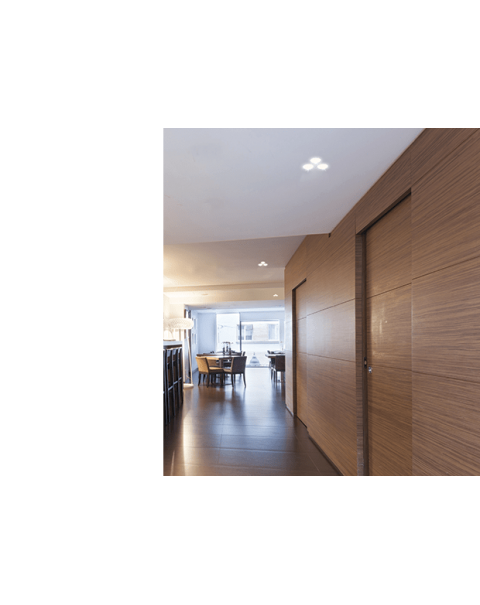 Atelier Sedap - Mini Triqal 3 Spots in Triangle - Plaster Downlights