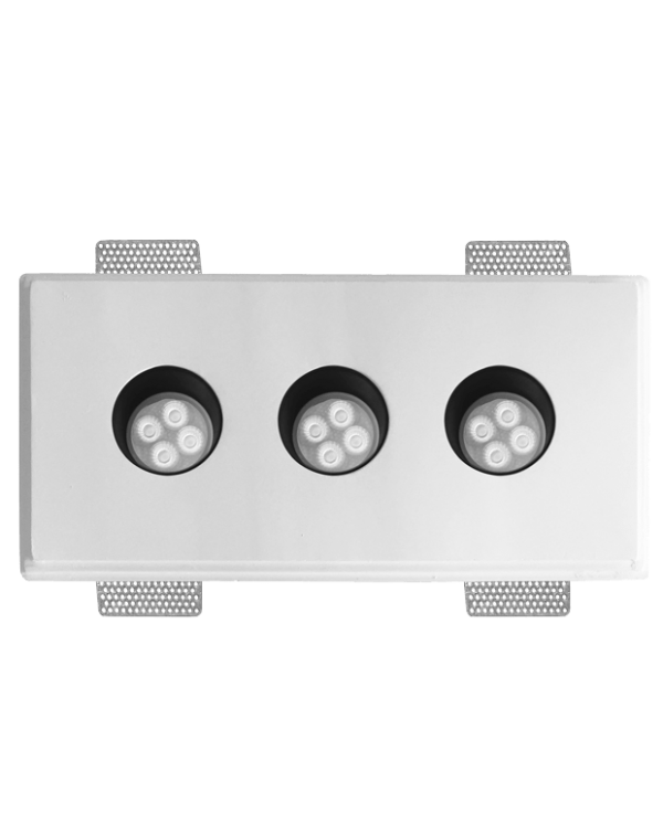 Atelier Sedap - Mini Triqal 3 in Line - Plaster Do...