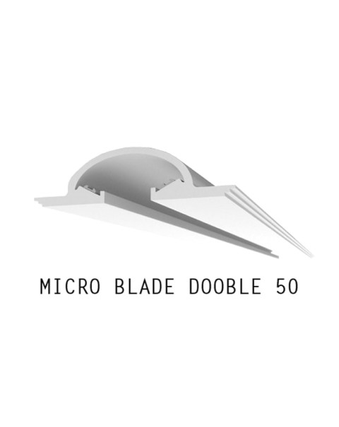 Atelier Sedap - Micro Blade Dooble 50 - Recessed Plaster Profile