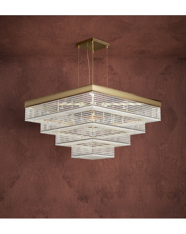 California Suspension Square Chandelier