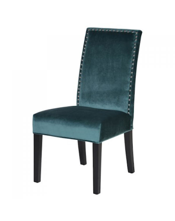 Studded Teal Dining Chair