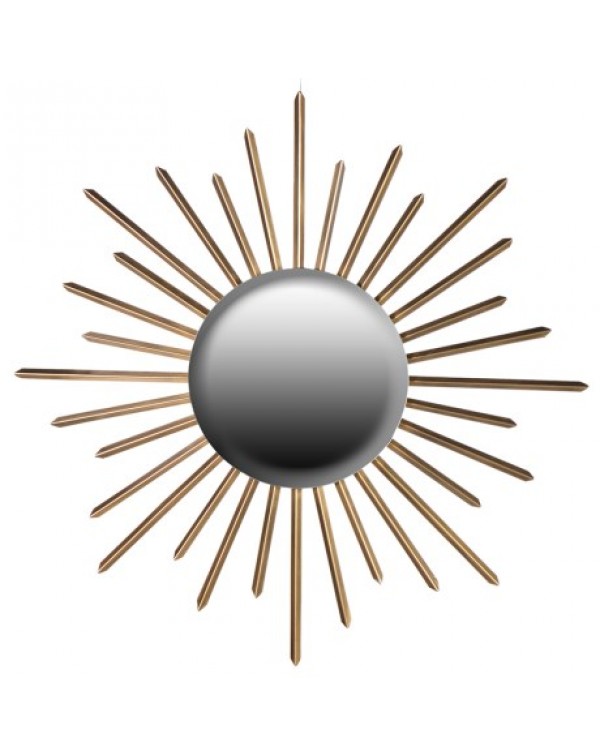  Sunburst Gold Wall Mirror