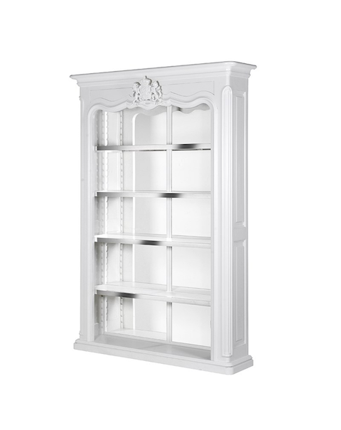 White Kensington Mirrored Display Cabinet