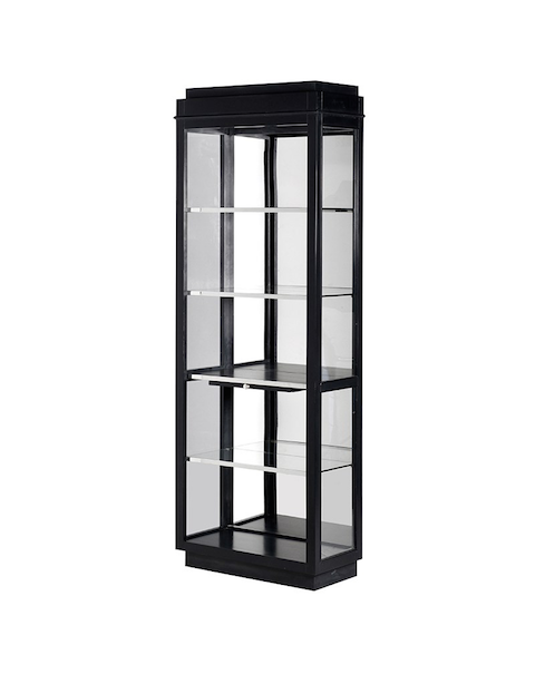Black Kensington Single Display Cabinet