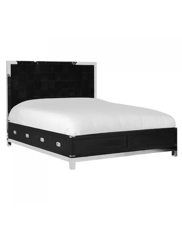 Black Kensington 4 Drawer Bed 6Ft. Super King-Size...