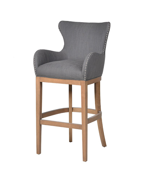 Dark Grey Barstool