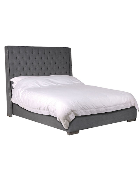  Bed Stud & Button Grey 5 Ft