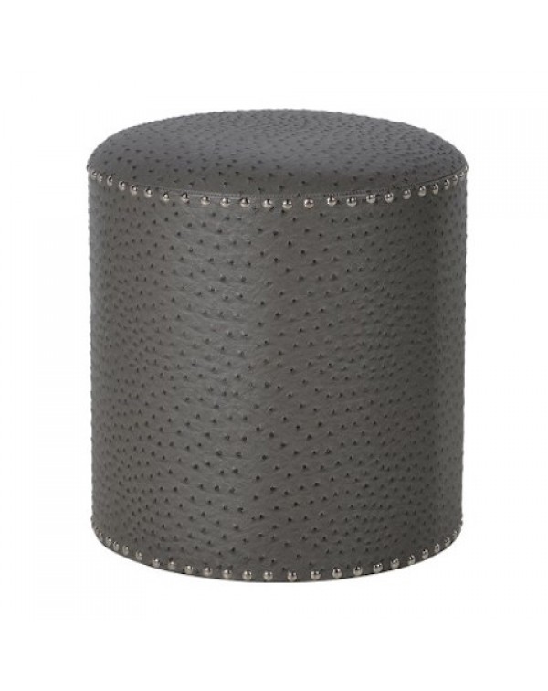  Round Grey Foot Stool
