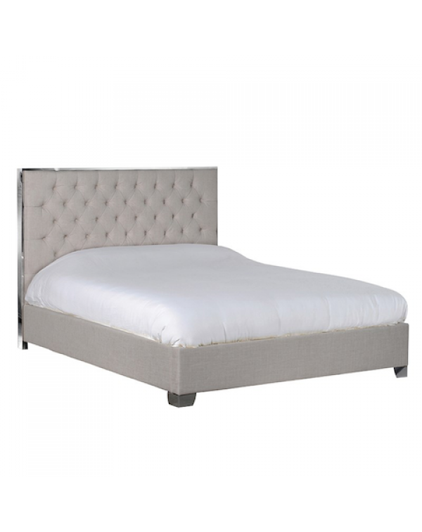  Buttoned King-Size Bed