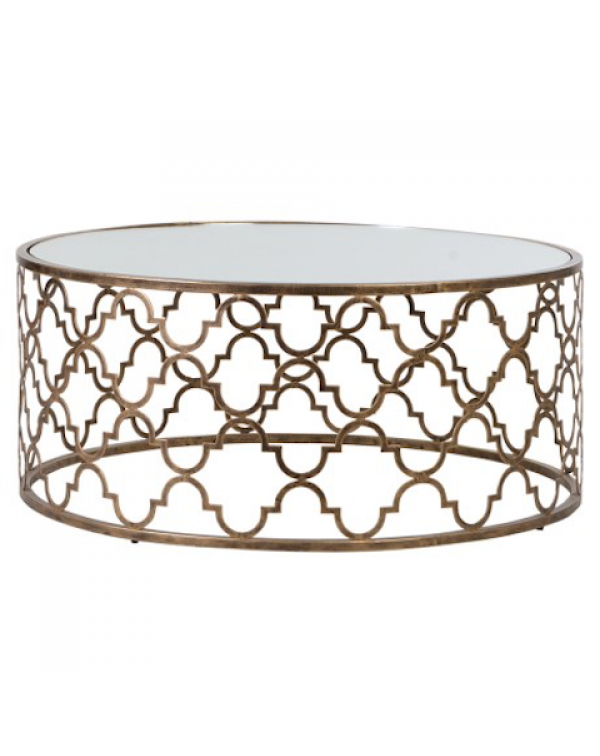  Moorish Coffee Table with Glass Top