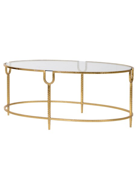  Large Dimple Glass Coffee Table