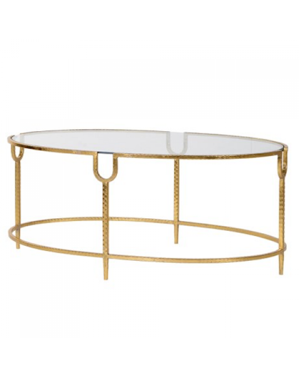  Large Dimple Glass Coffee Table