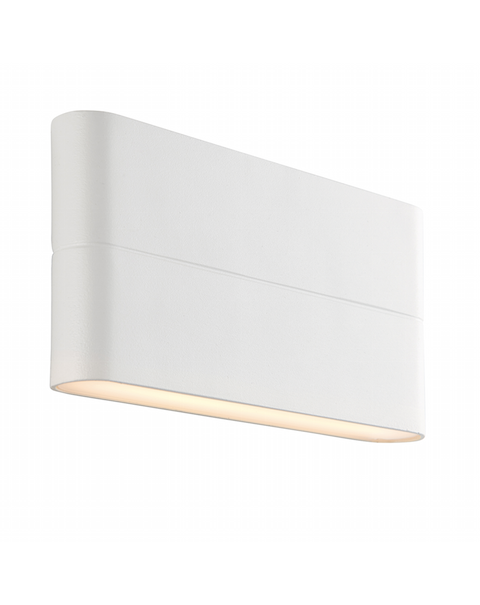 HANFORD 2LT WALL IP44 6W WARM WHITE