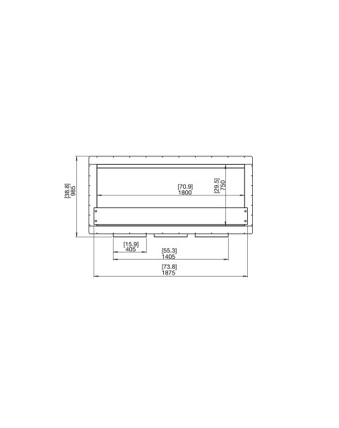 Ecosmart Fire - Firebox 1800SS