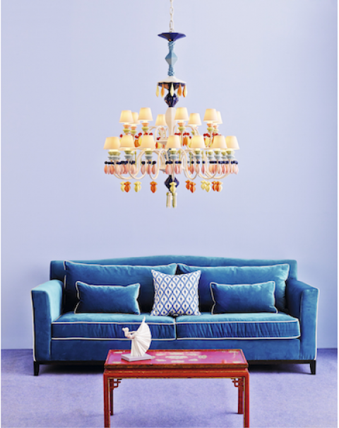 Lladro - Belle de Nuit 24 Lights Chandelier Multicolor 