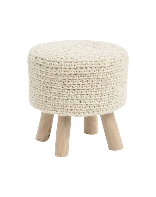Libra Normad Natural Knitted Stool