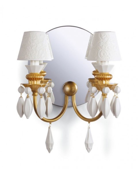  Lladro Belle de Nuit 2 Lights Wall Sconce