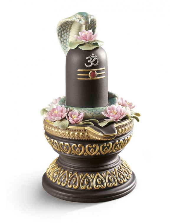 Lladro Lingam Figurine Golden Lustre