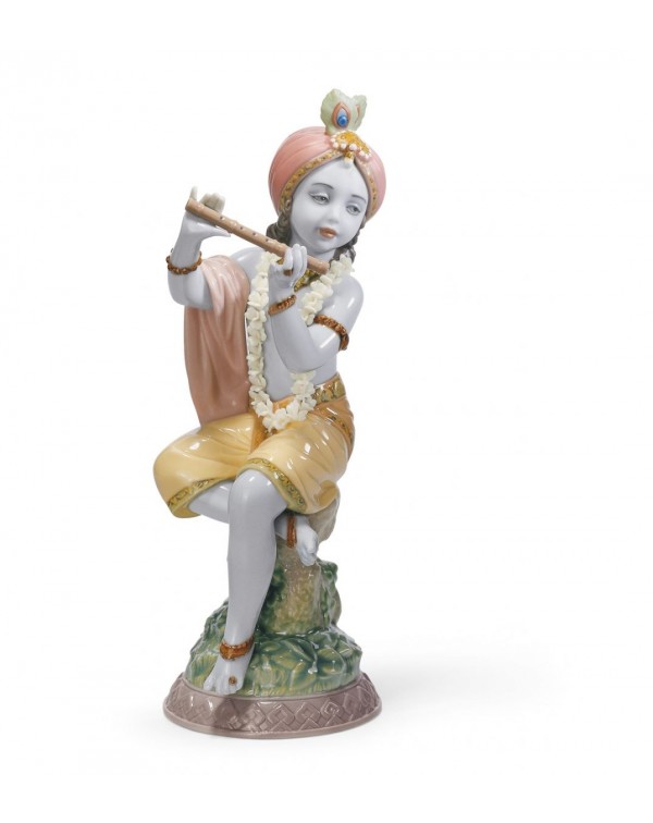 Lladro Lord Krishna Figurine