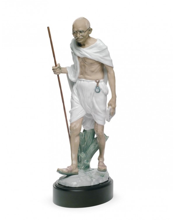 Lladro Mahatma Gandhi Figurine 