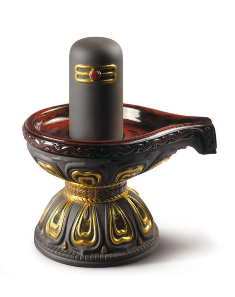 Lladro Lingam Figurine Golden Luster