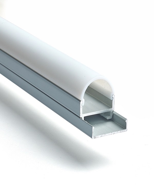  Clipless 2 Part Profile Base and PMMA Diffuser