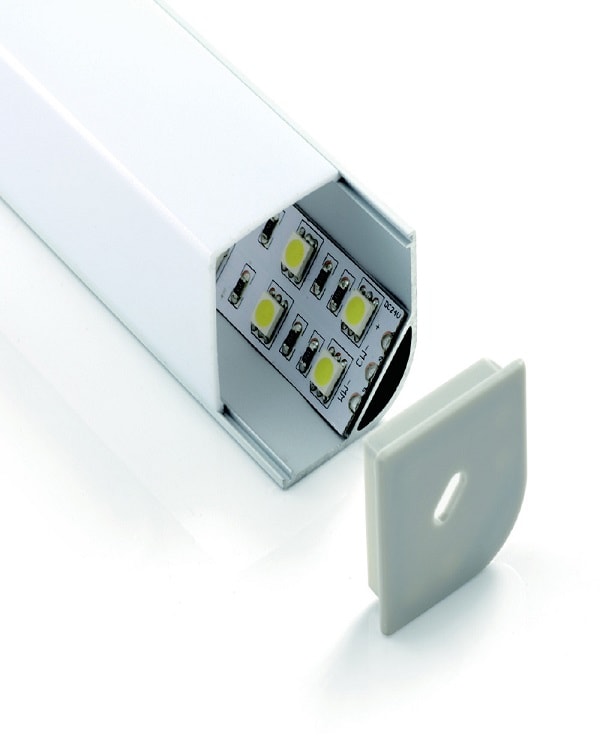 Double width Corner Profile Base with PMMA Diffuse...