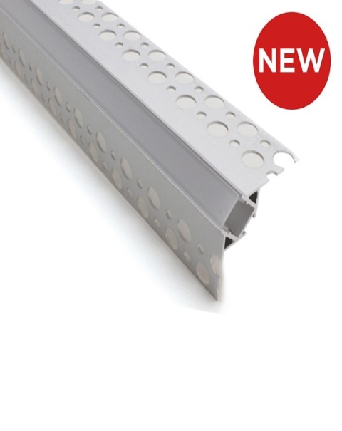 Outside Corner Plaster-In Aluminium LED Profile