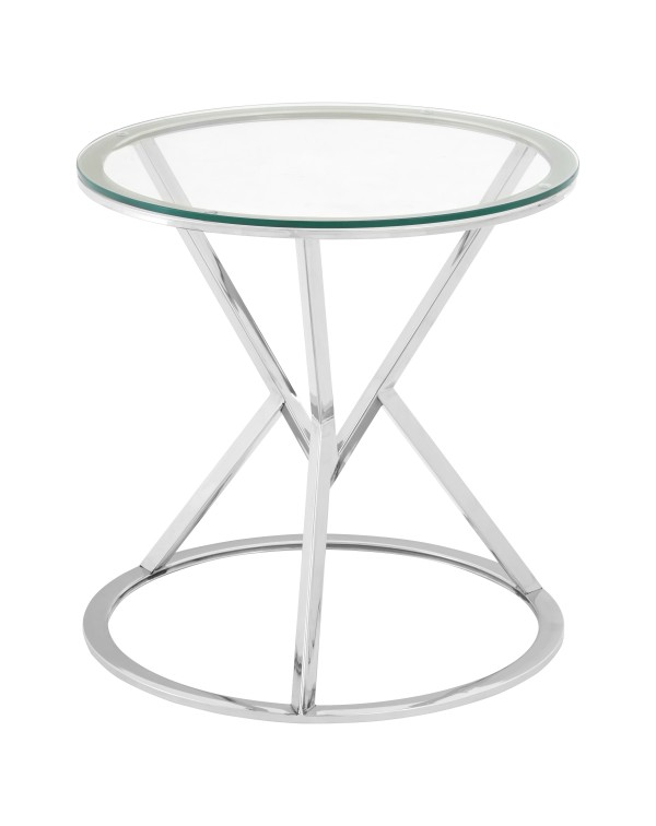  Premier Housewares Allure End Table Triangles and...