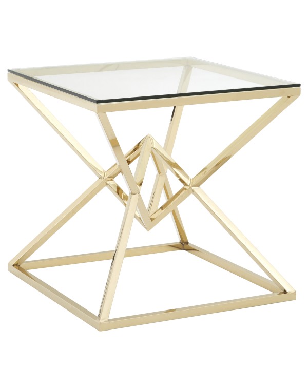  Premier Housewares Allure End Table Triangles and...