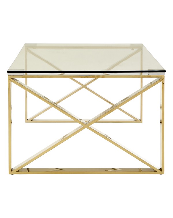 Premier Housewares Allure Coffee Table Clear Glass...