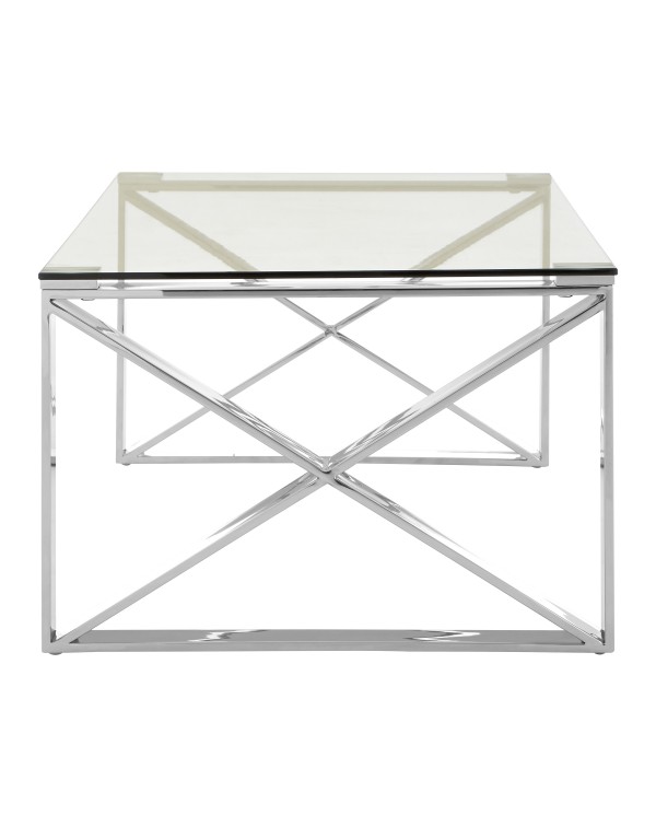 Premier Housewares  Allure Coffee Table Clear Glas...