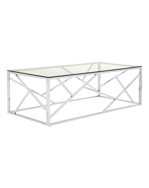  Premier housewares Allure Coffee Table Clear Glas...