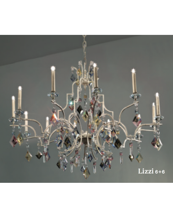 Masiero Lizzi 6+6 Chandelier Light
