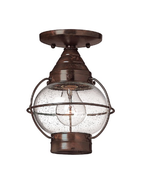 Capecod 1Lt Chain/Flush Lantern Ceiling Light