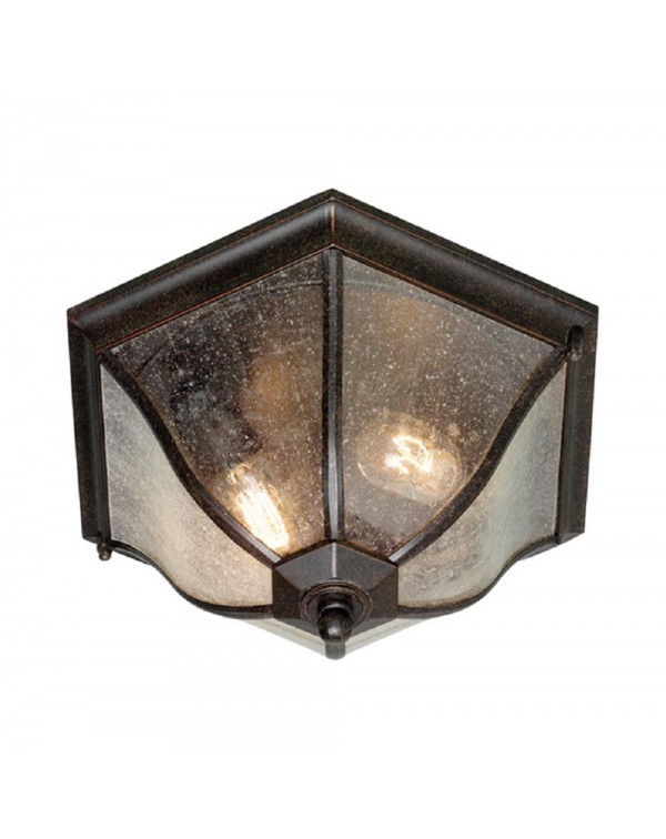 New England Flush Lantern Ceiling Light